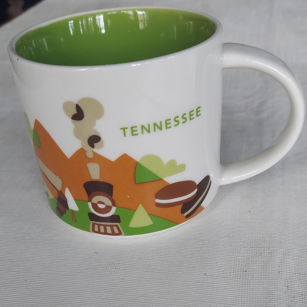 Starbucks Tennessee You Are Here Collection Mug Base, 14oz